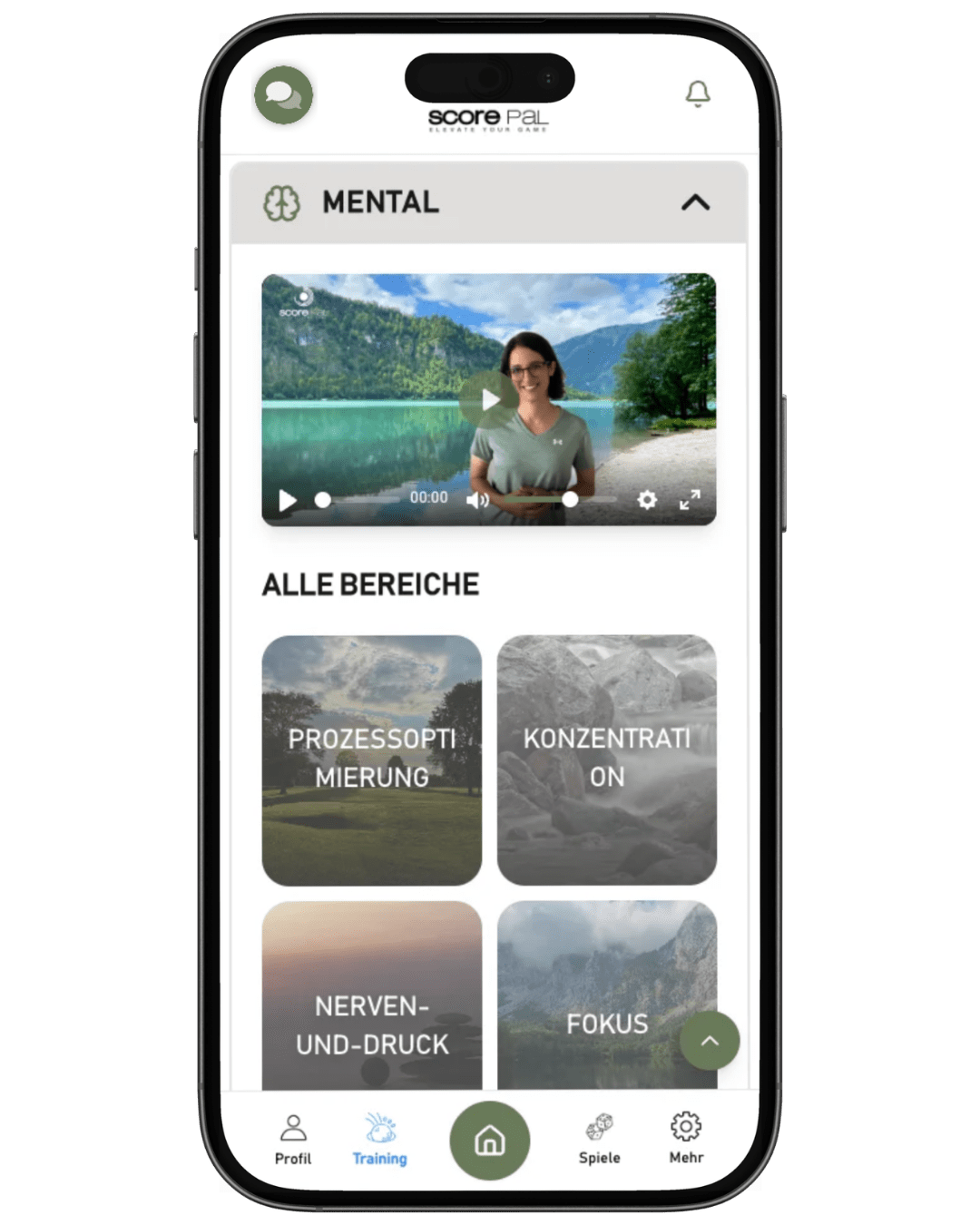 ScorePal Mental Übersicht